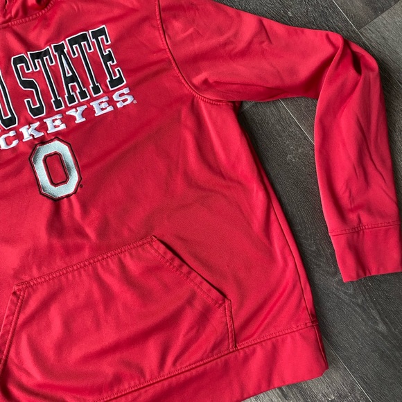 Ohio State University Hoodie Sweatshirt OSU Size Large Mens Embroidered - Picture 3 of 6